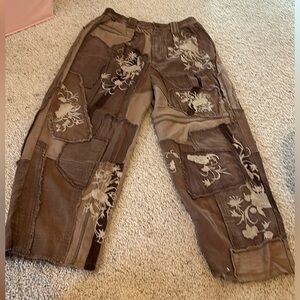 Free People WE THE FREE embroidered pants XS